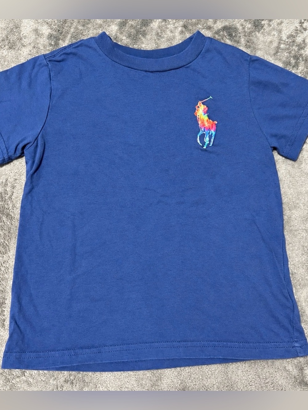Polo Ralph Lauren Boys Blue Pony Logo T-Shirt Size 4T